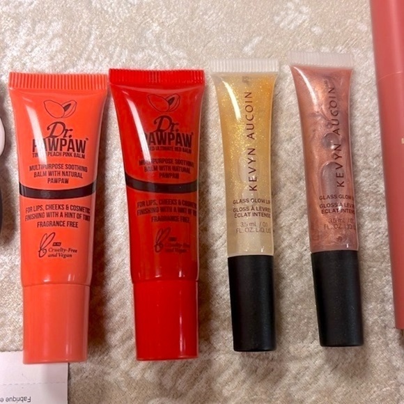Brand New Lip Lot Kevyn Aucoin Gloss Dr. PawPaw Multipurpose Balm Kaja Holder - Picture 3 of 16